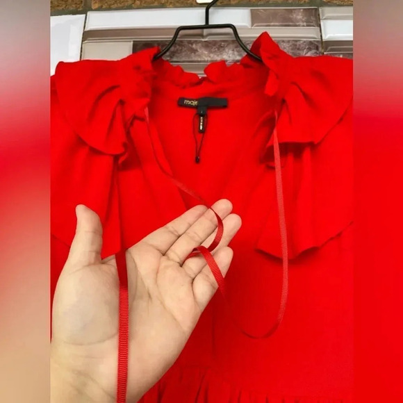 MAJE Rutta Dress size 1 - Picture 5 of 16